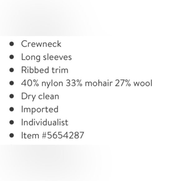 Lewit Jacquard Wool/Mohair Blend Sweater Size Medium - Picture 11 of 11